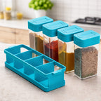 multipurpose spice rack with tray
